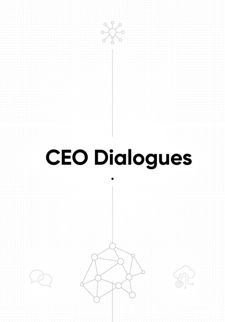 An image showing the text 'CEO Dialogue'